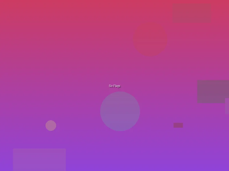 六旗乐园门票预订页面展示图